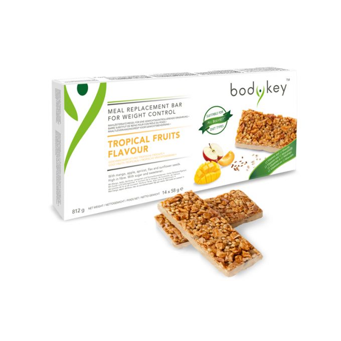 Tyčinka s príchuťou tropického ovocia - náhrada jedla - bodykey by NUTRILITE